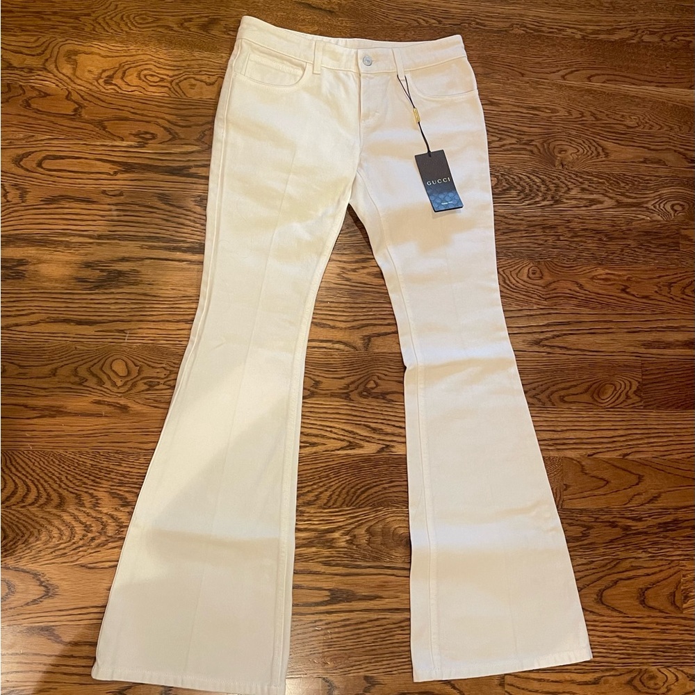 low rise Gucci denim jeans